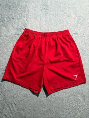 Gymshark Men’s Red Arrival 5 Inch Shorts